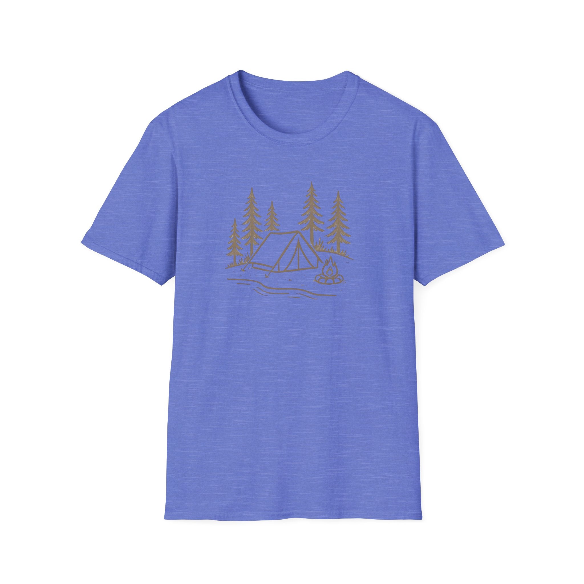 Camping Tent and Campfire T-Shirt