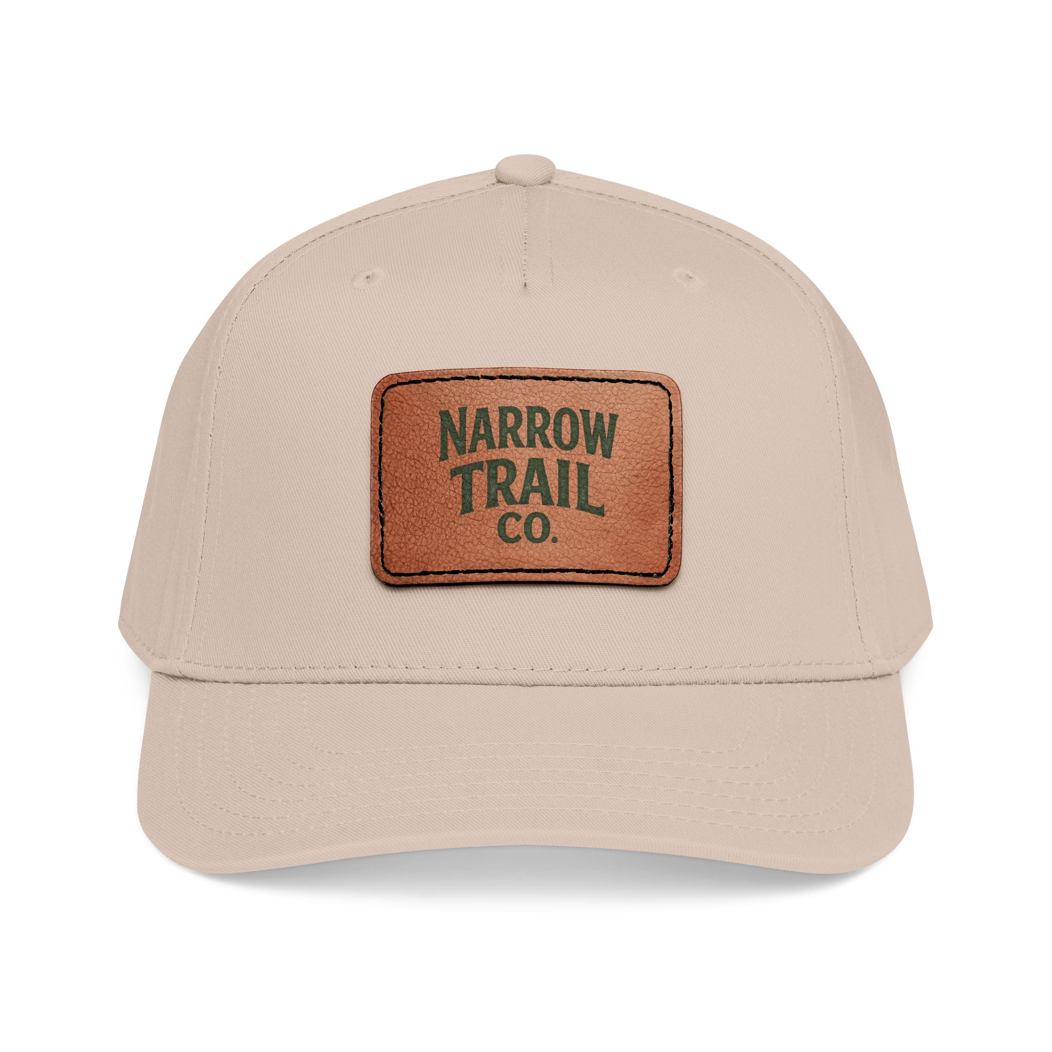 Leather Patch Baseball Cap — Narrow Trail Co. Outdoor Dad Hat