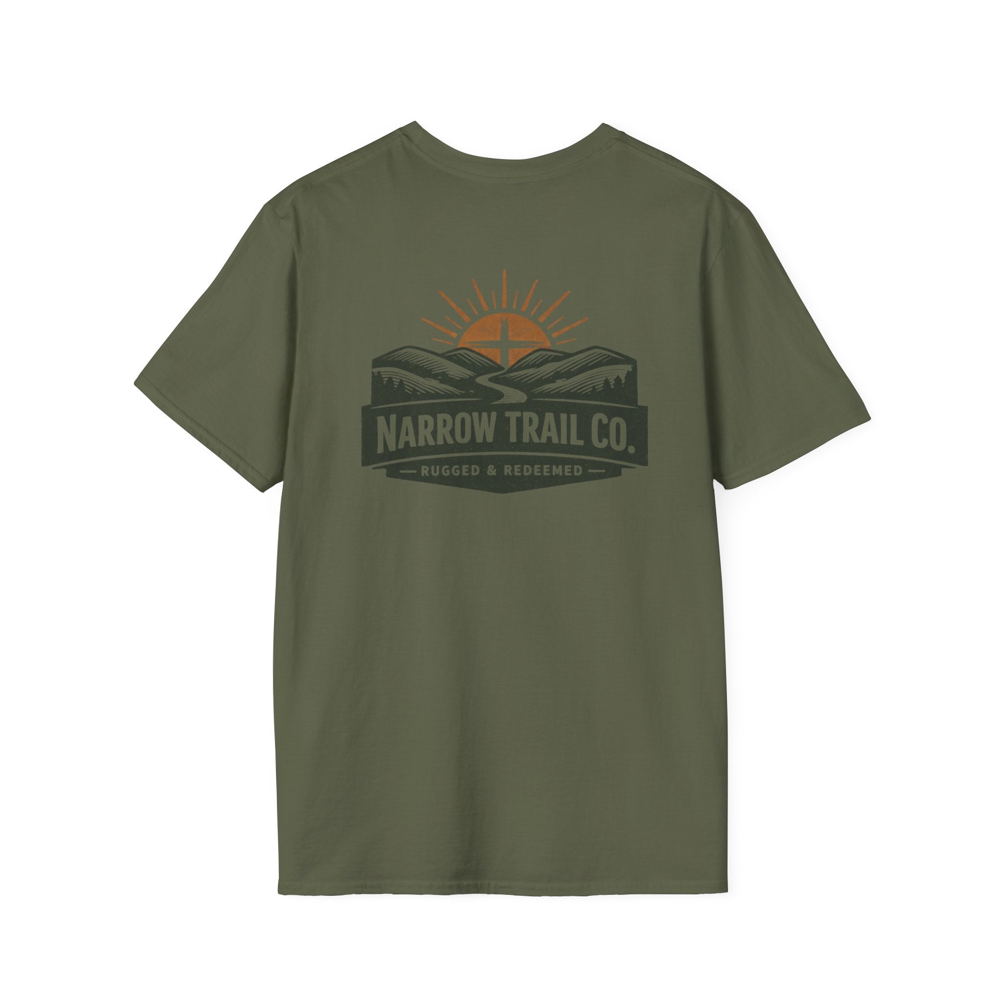 Narrow Trail Co. Graphic T-Shirt — Rugged & Redeemed Outdoor Tee
