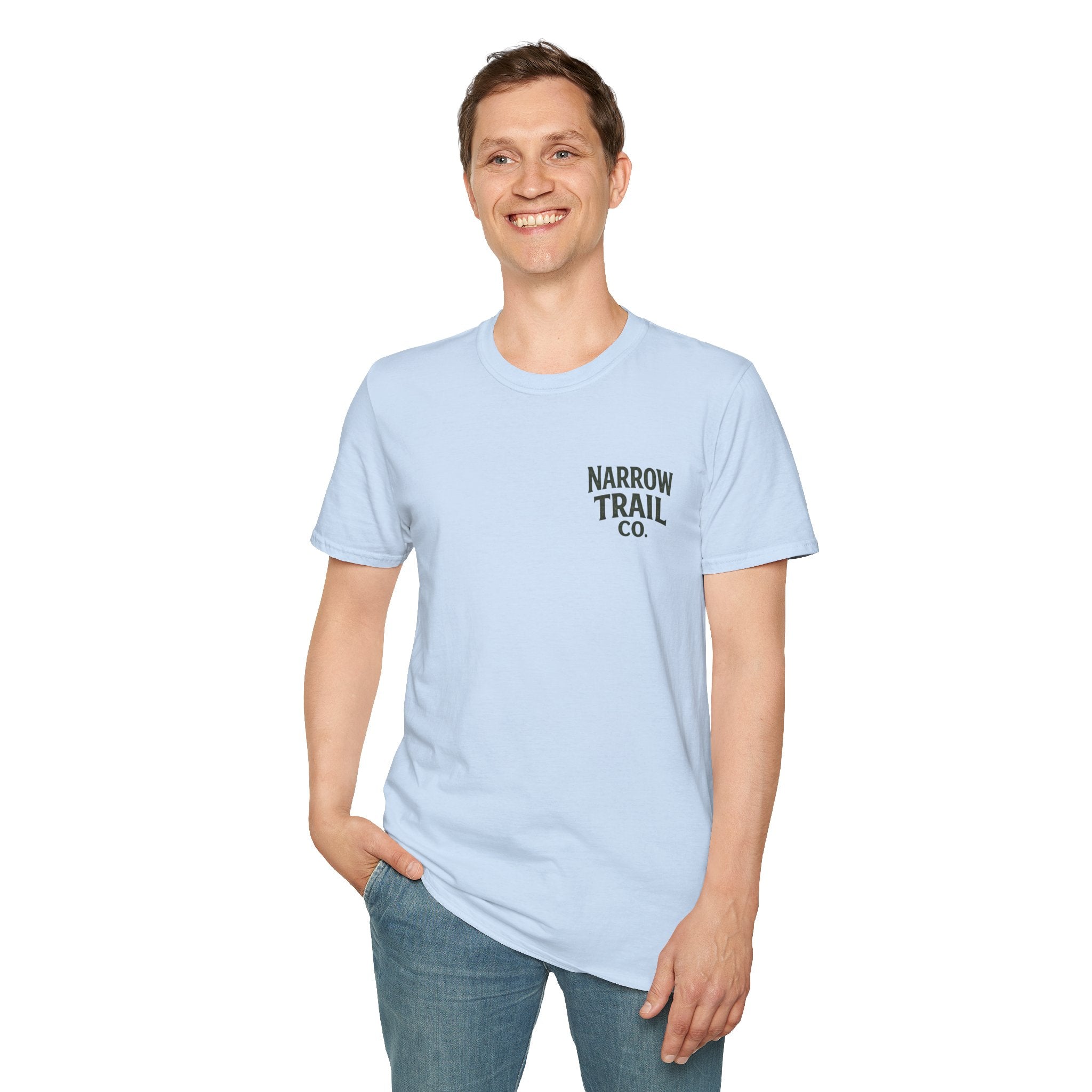 Narrow Trail Co. Graphic T-Shirt — Rugged & Redeemed Outdoor Tee