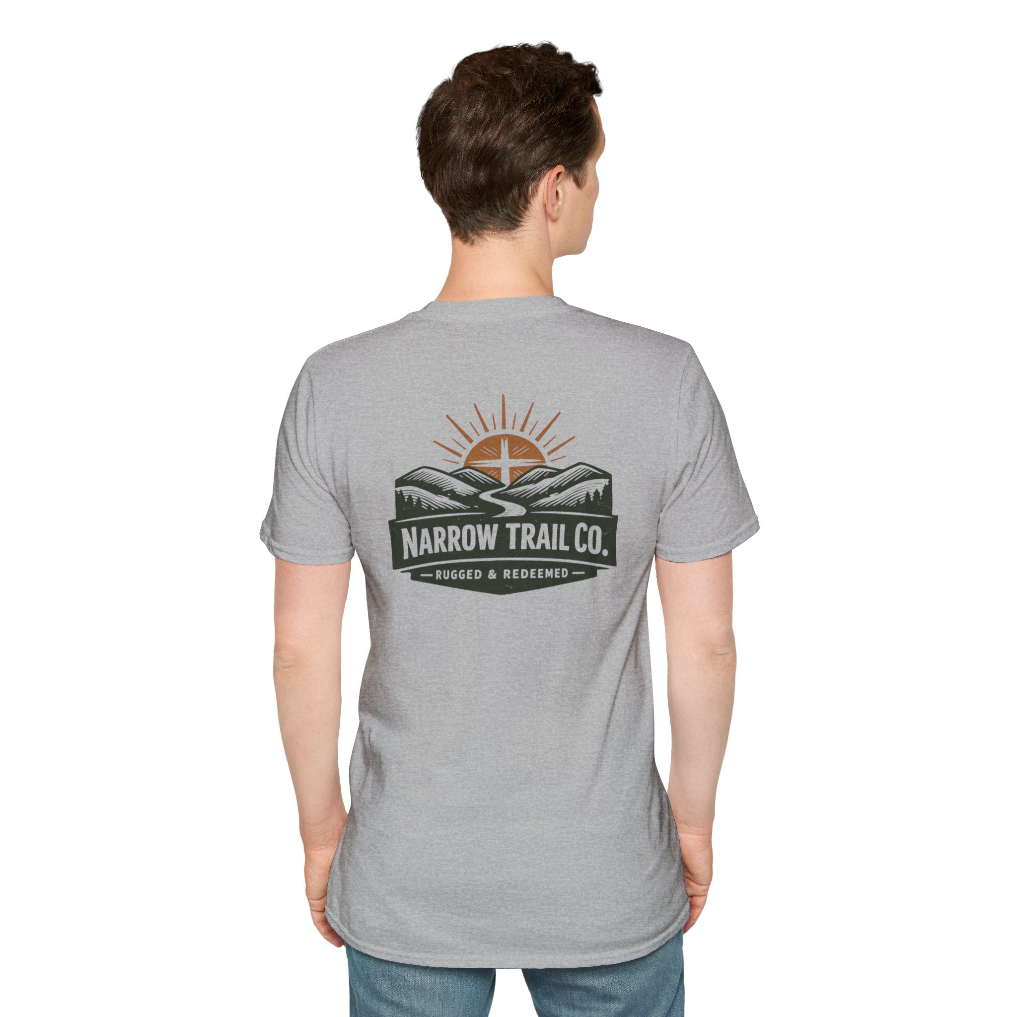 Narrow Trail Co. Graphic T-Shirt — Rugged & Redeemed Outdoor Tee