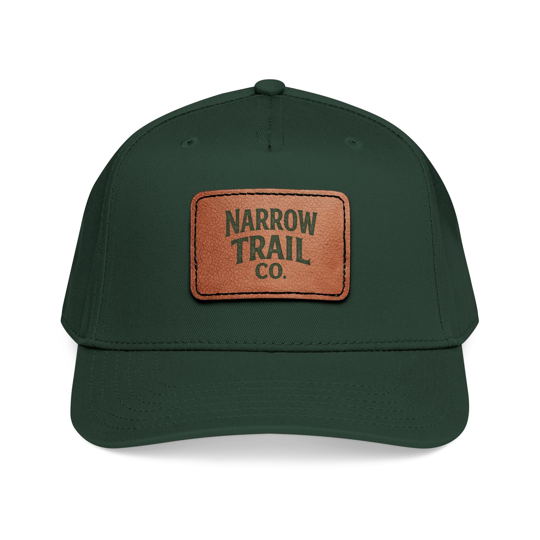 Leather Patch Baseball Cap — Narrow Trail Co. Outdoor Dad Hat