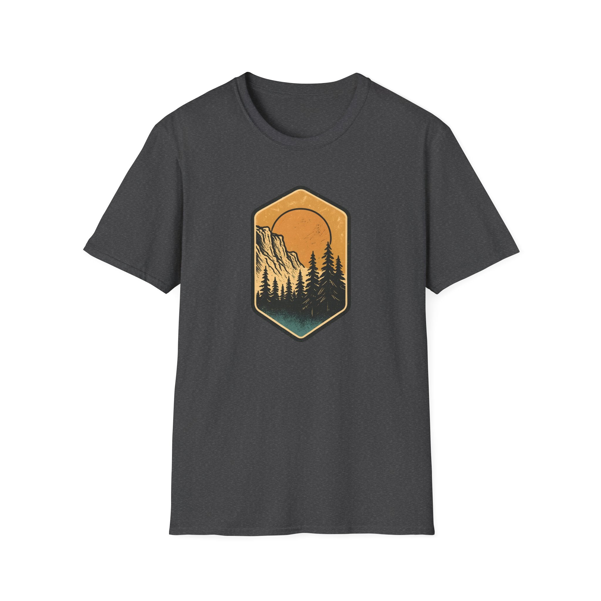 Sunset Mountain Forest T-Shirt