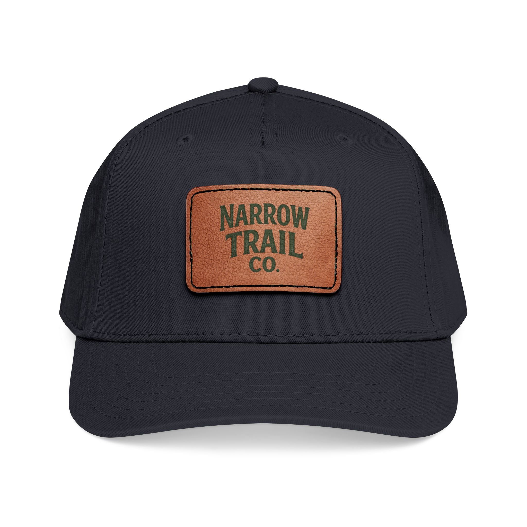 Leather Patch Baseball Cap — Narrow Trail Co. Outdoor Dad Hat