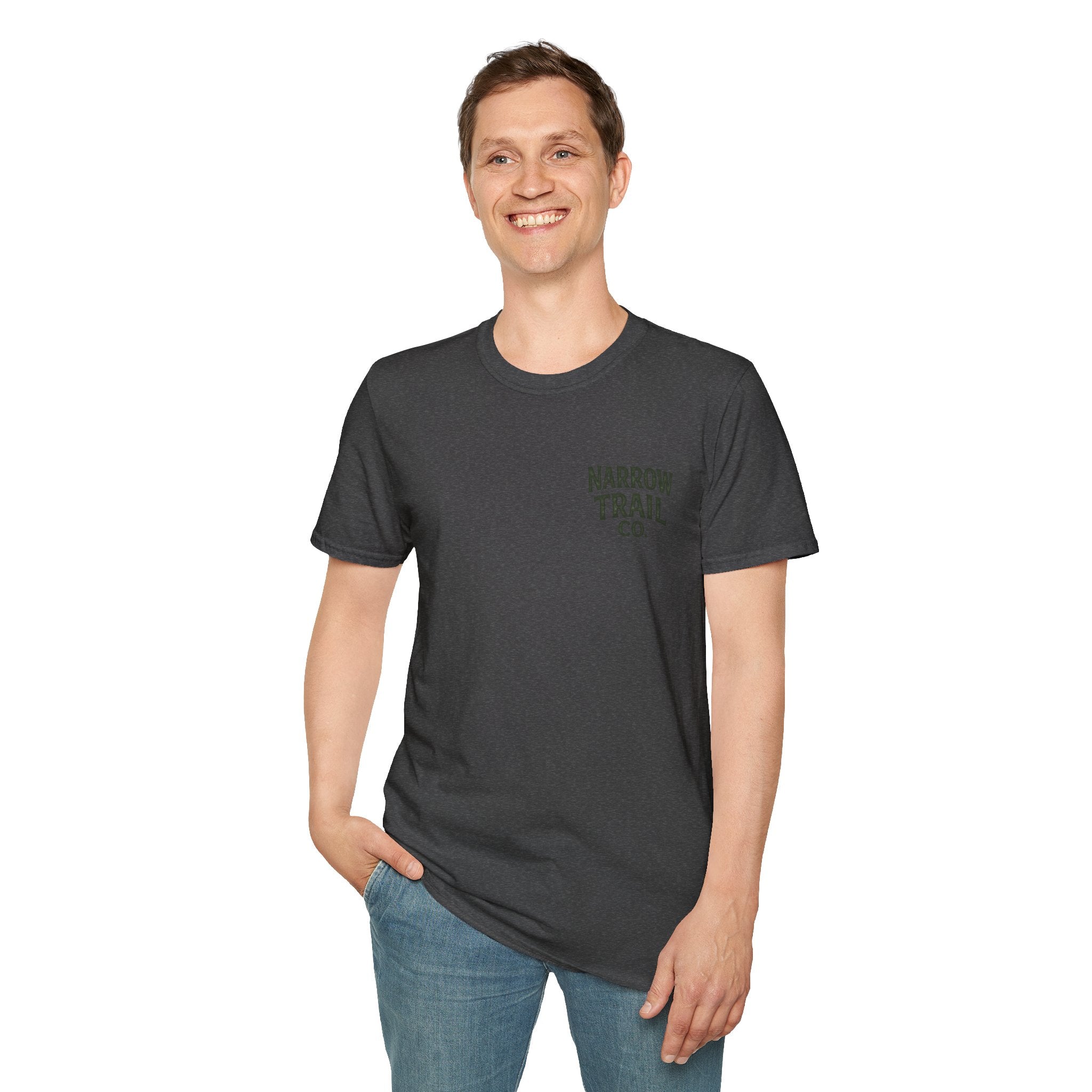 Narrow Trail Co. Graphic T-Shirt — Rugged & Redeemed Outdoor Tee