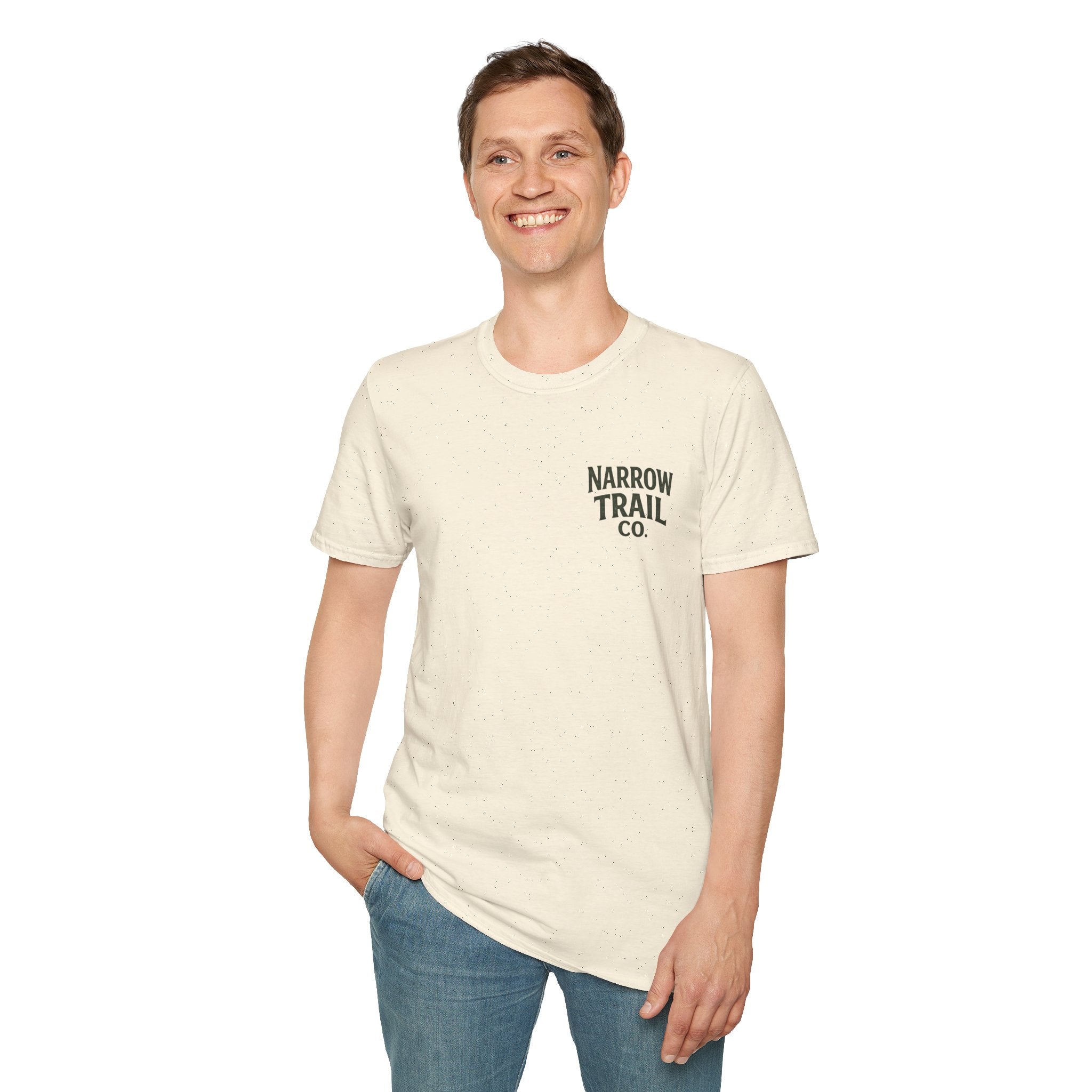 Narrow Trail Co. Graphic T-Shirt — Rugged & Redeemed Outdoor Tee