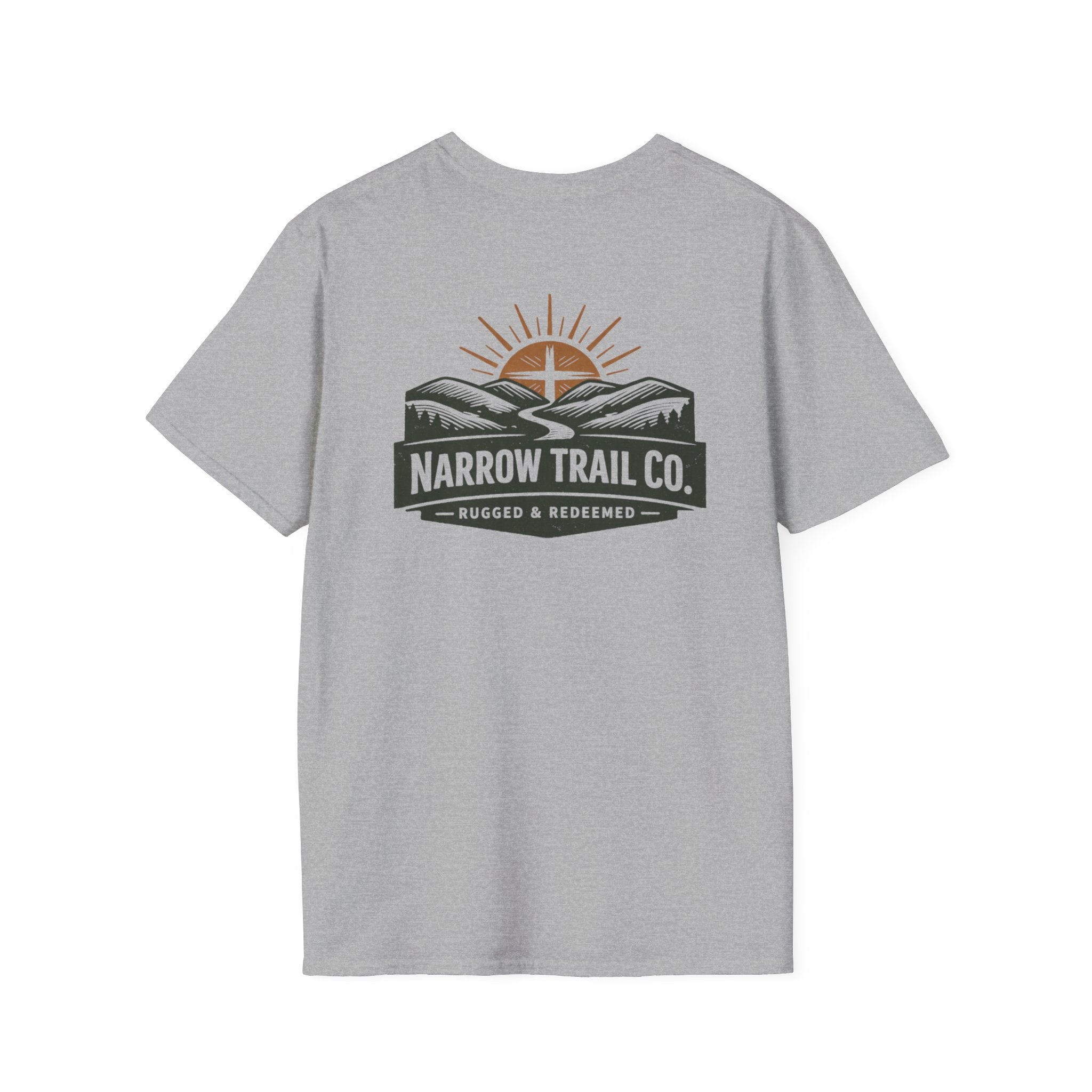Narrow Trail Co. Graphic T-Shirt — Rugged & Redeemed Outdoor Tee