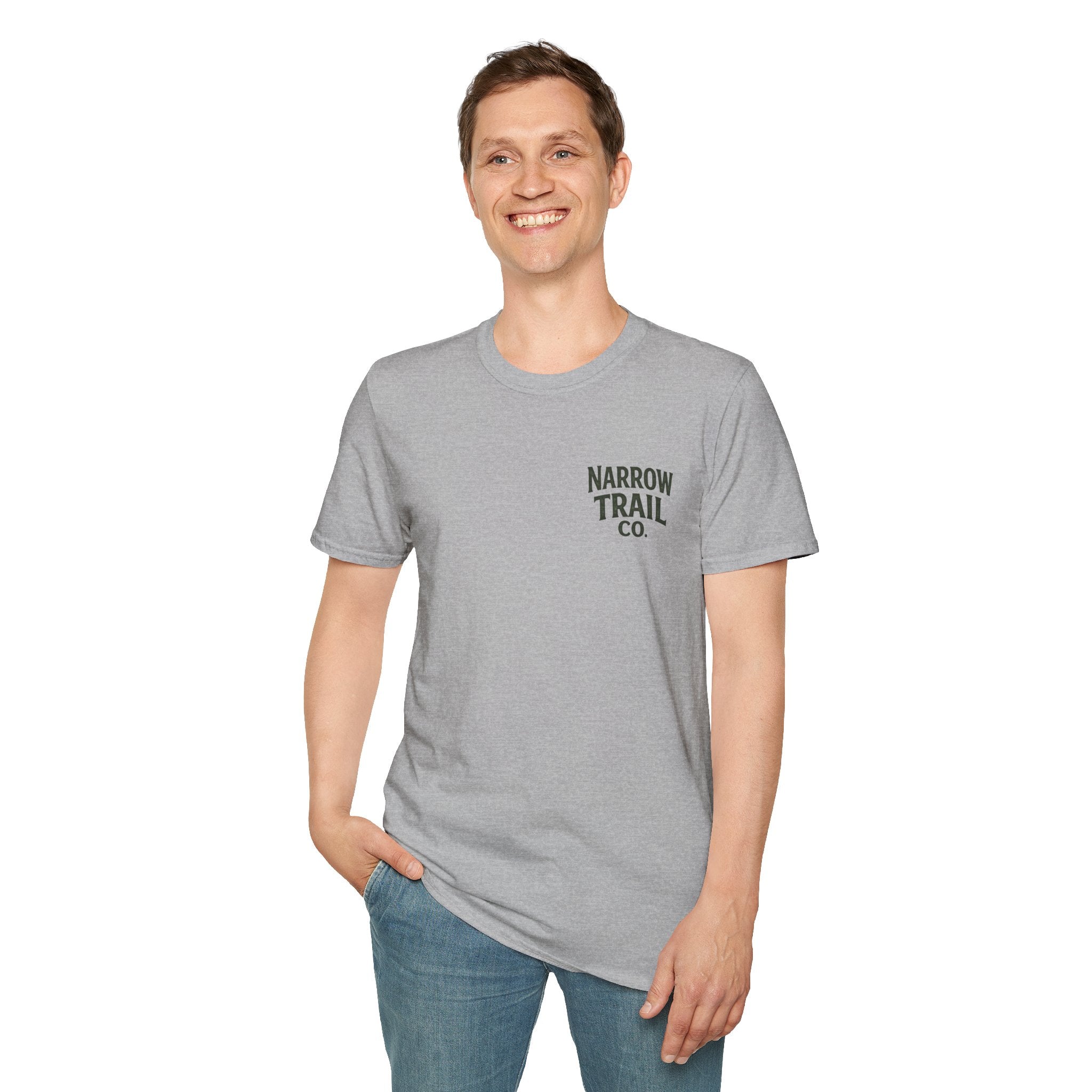 Narrow Trail Co. Graphic T-Shirt — Rugged & Redeemed Outdoor Tee