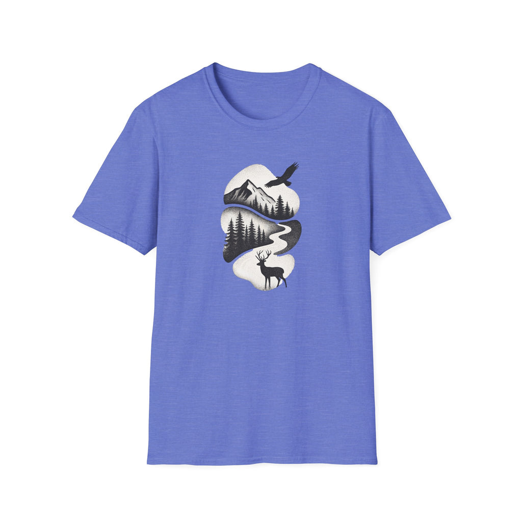 Deer in Mountain Landscape T-Shirt