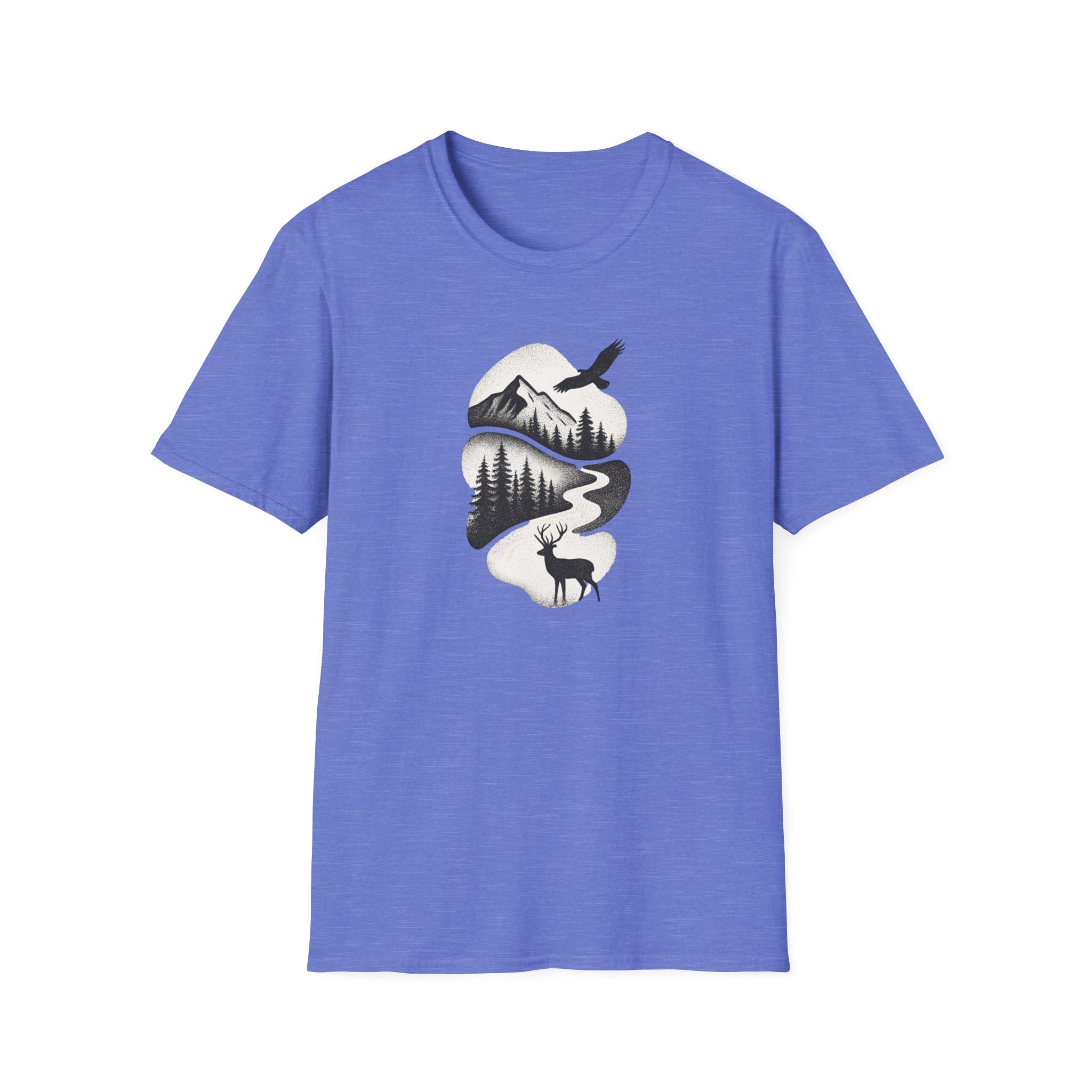 Deer in Mountain Landscape T-Shirt