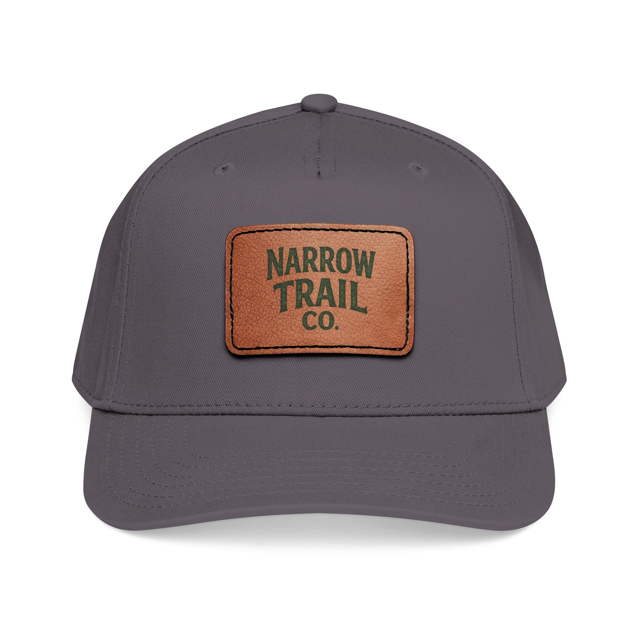 Leather Patch Baseball Cap — Narrow Trail Co. Outdoor Dad Hat